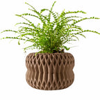 Biodegradable 3D Printed Plant Pot for Home Decor